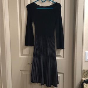 Black Fit/Flare Dress